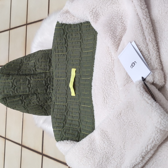 NWT UGG Iggy Sherpa Half Zip Pullover - Picture 14 of 16